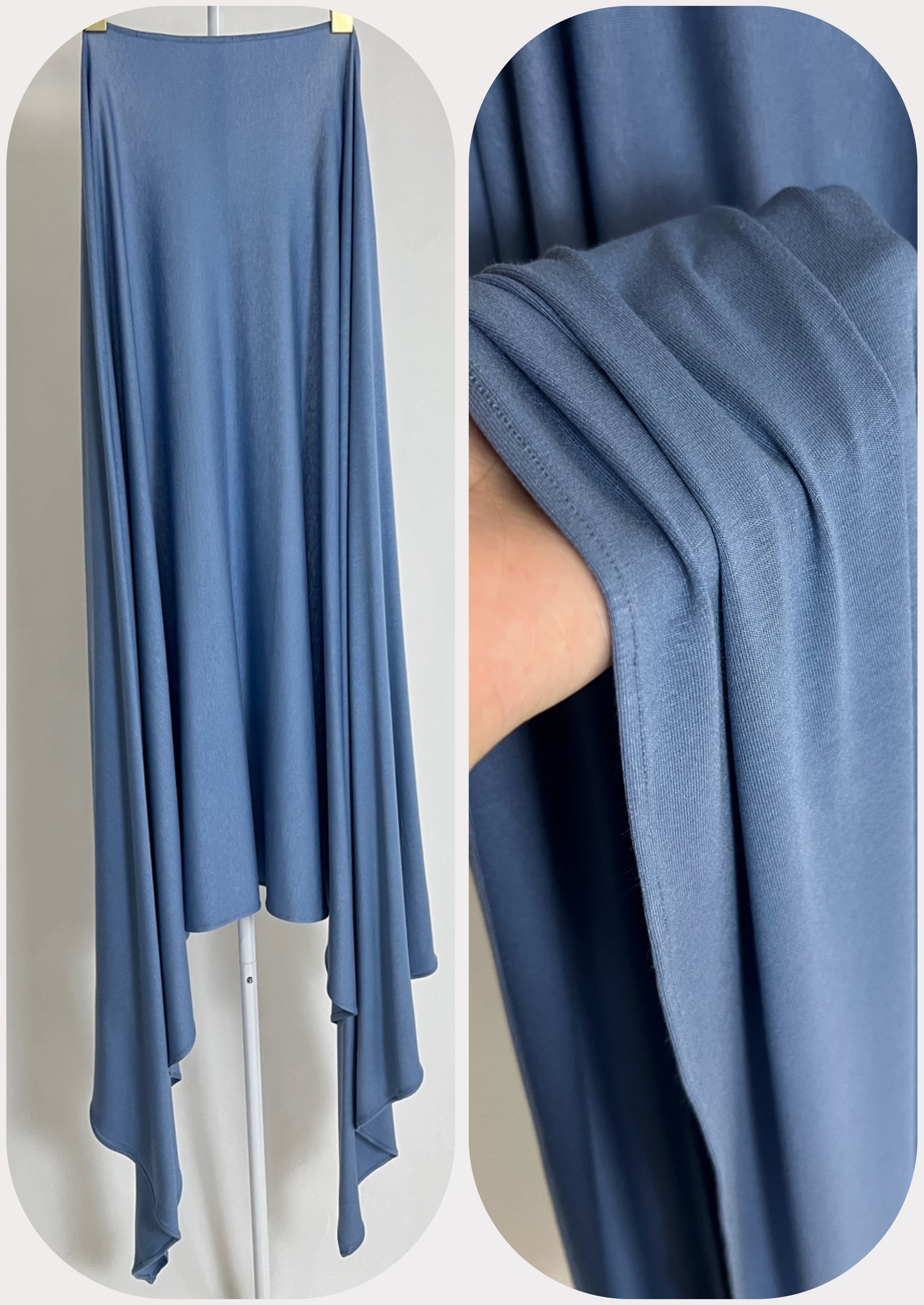 حجاب جيرزي أزرق جينز