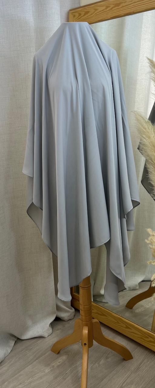 Hijab gris clair