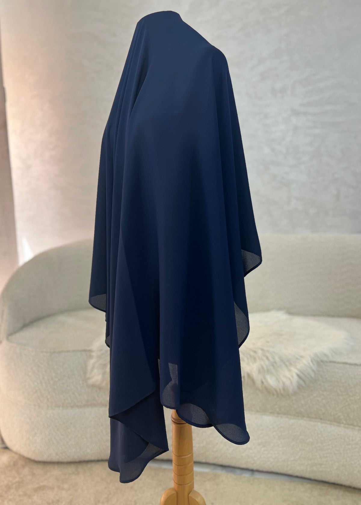 Hijab en crêpe
