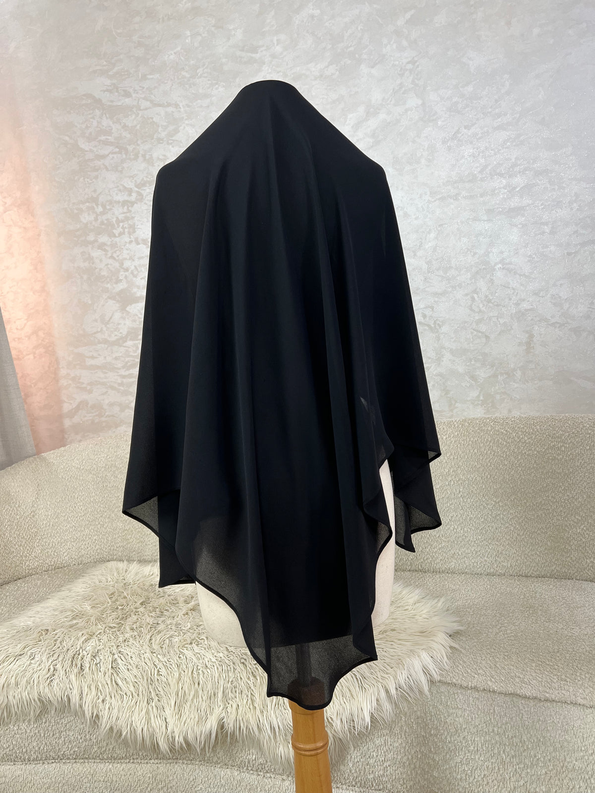 Hijab en crêpe