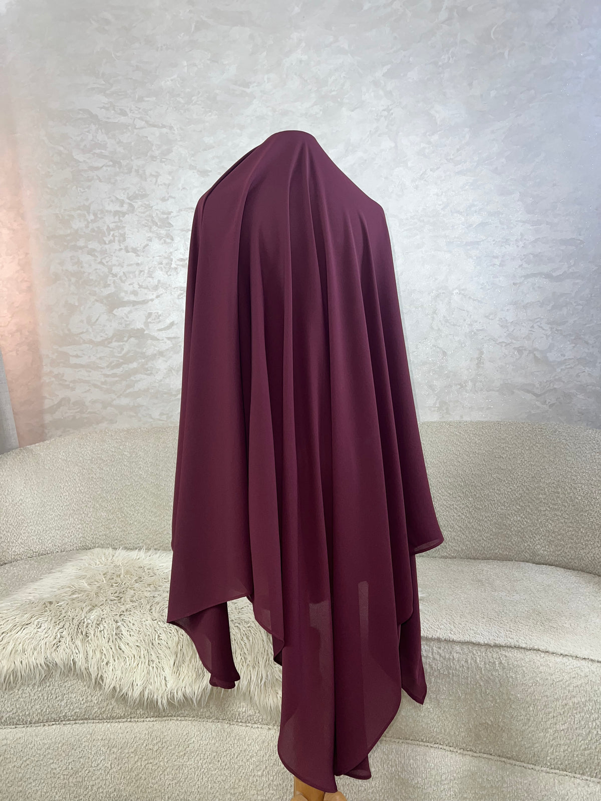Hijab en crêpe