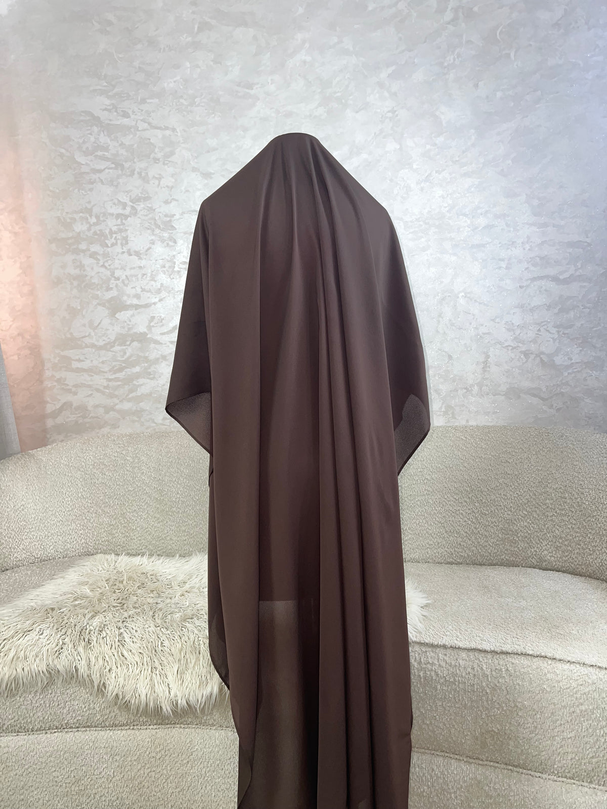Hijab en crêpe