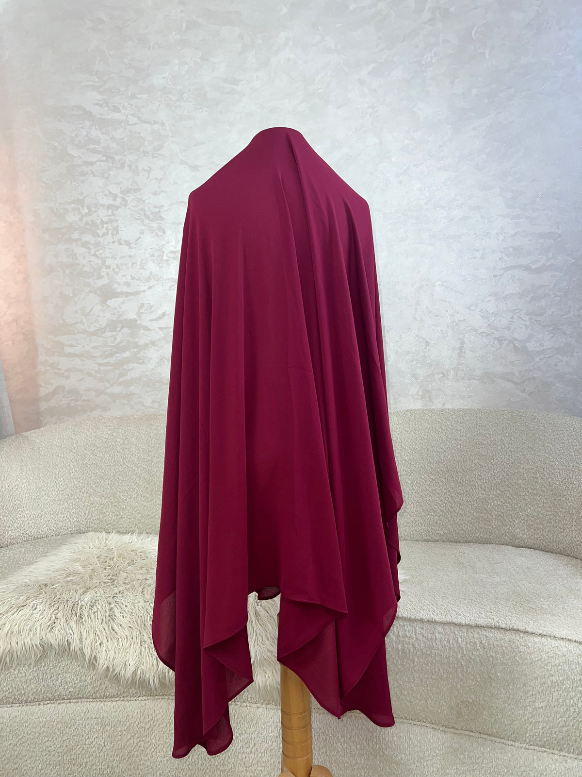 Hijab en crêpe