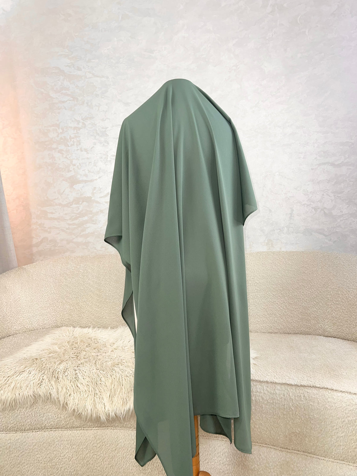 Hijab en crêpe