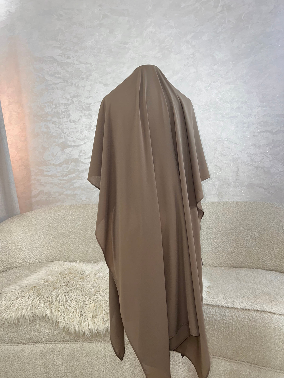 Hijab en crêpe