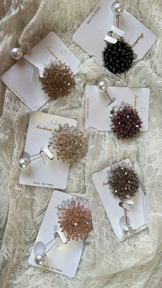 Pearled Rose Pin (G)