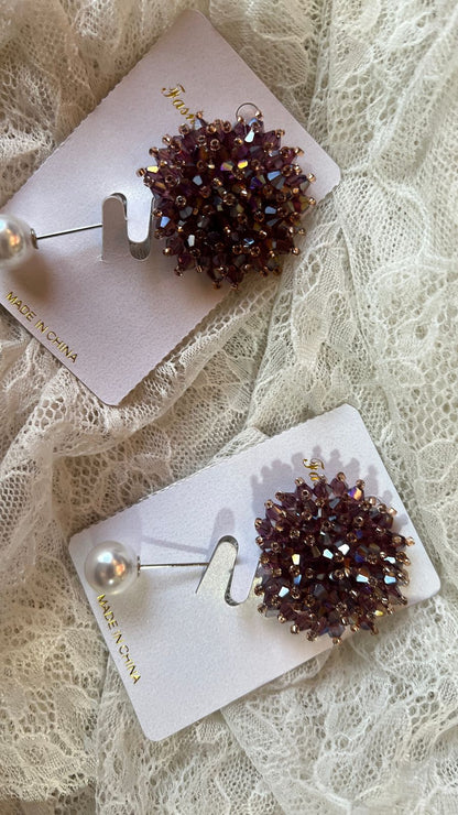 دبوس وردة اللؤلؤي (G)