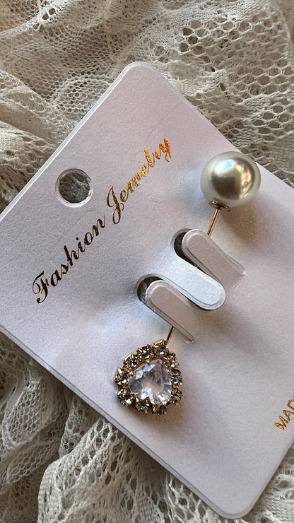 دبوس قلب بلؤلؤة