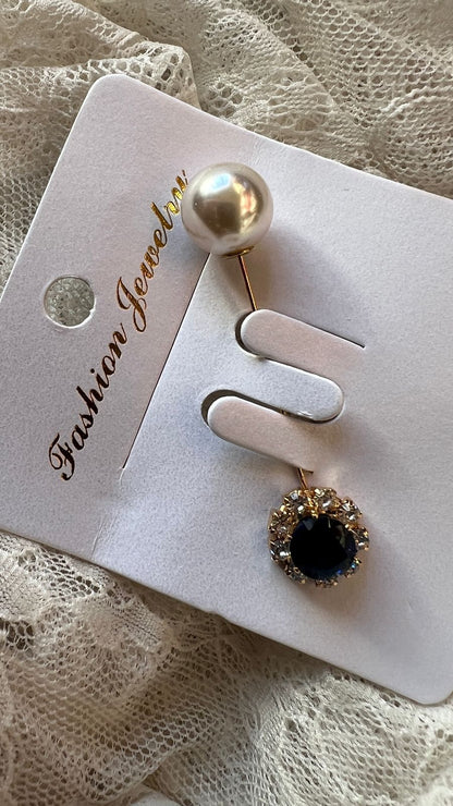 Pearled Circle Brooch