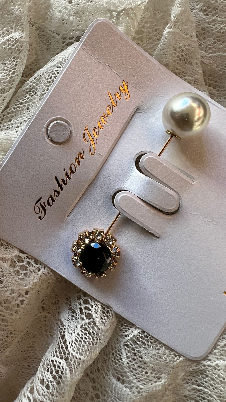 Pearled Circle Brooch
