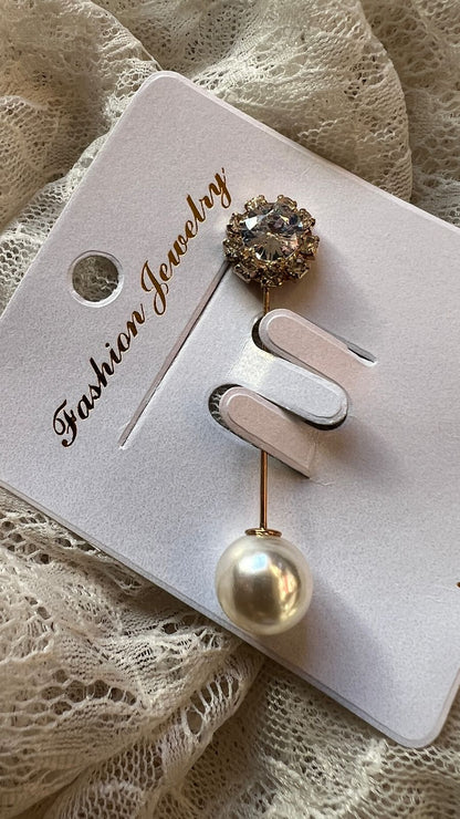 Pearled Circle Brooch