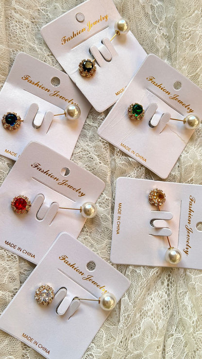 Pearled Circle Brooch